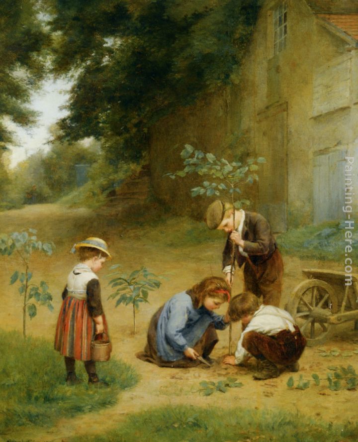 Edouard Frere Les Jeunes Jardiniers